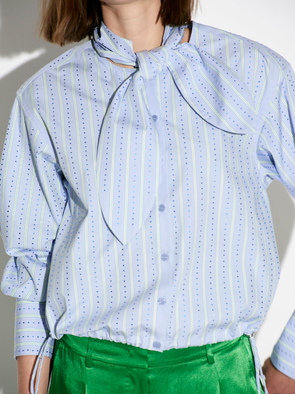 Pinstripe blouse