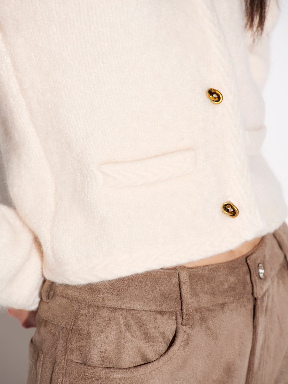 Bouclé cardigan