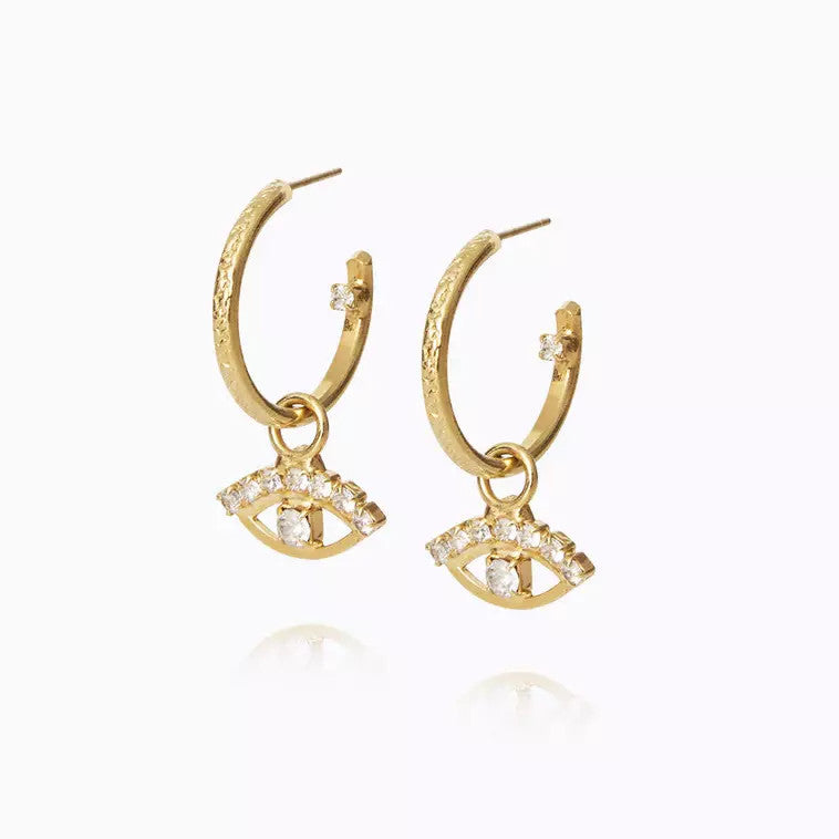 Caroline Svedbom, Petite Greek Eye Loop Earrings