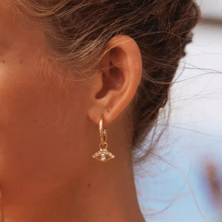 Caroline Svedbom, Petite Greek Eye Loop Earrings