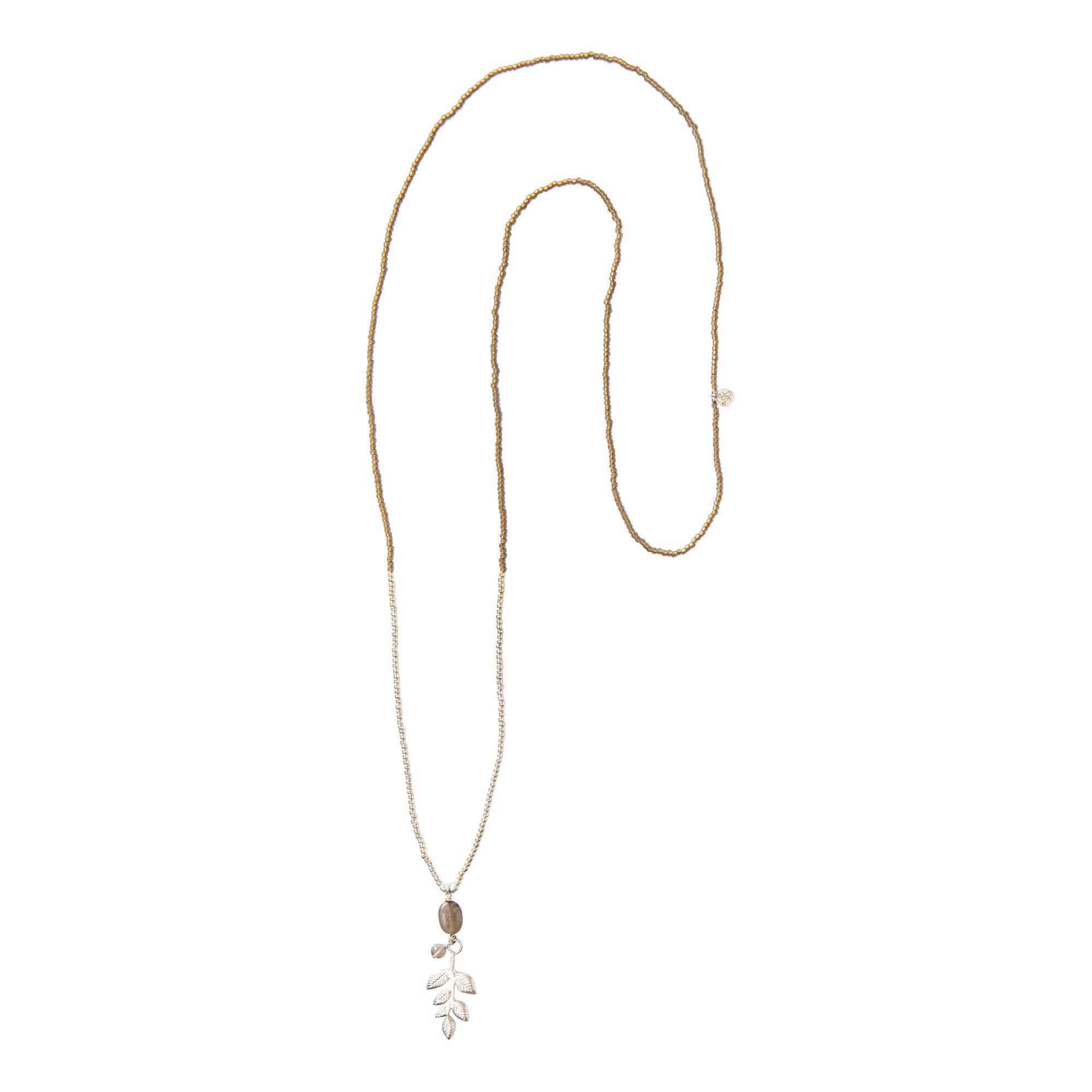 A Beautiful Story, Blessing Silver Necklace Smokey Quartz