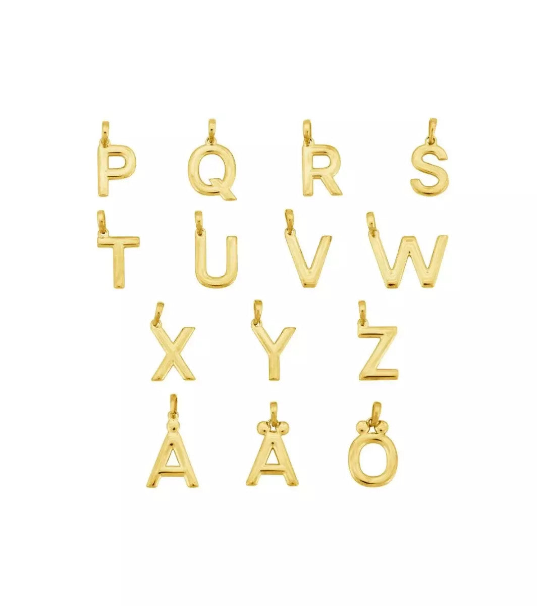 Edblad, Initial Charm Gold -riipukset