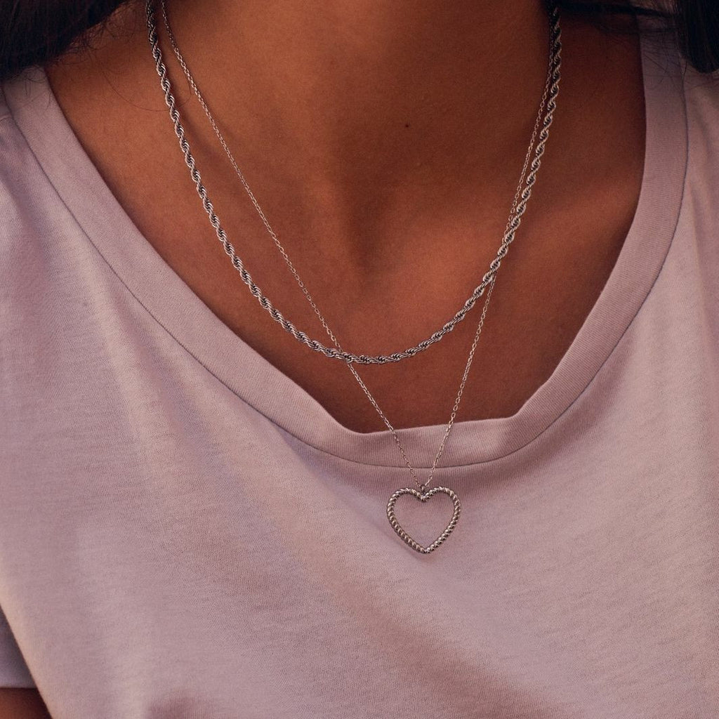 Edblad, Rope Chain Necklace Steel