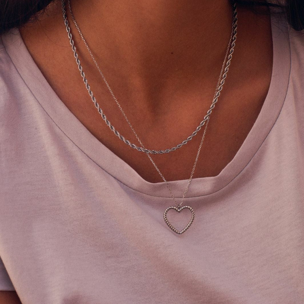 Edblad, Rope Chain Necklace Steel
