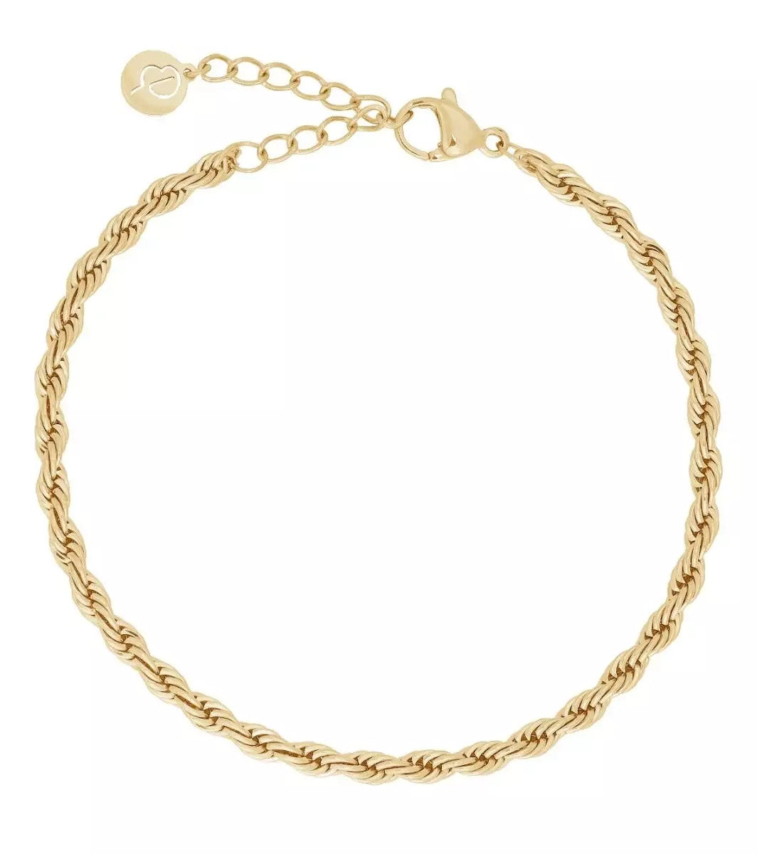 Edblad, Rope Chain Bracelet Gold