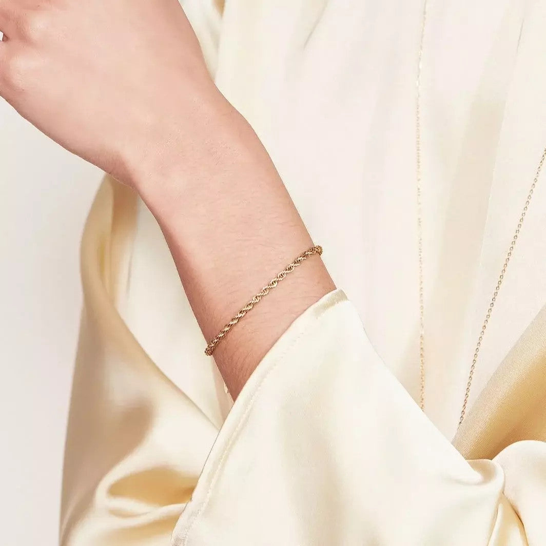 Edblad, Rope Chain Bracelet Gold