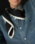 Le Scarf, NO.2 Black 90cm