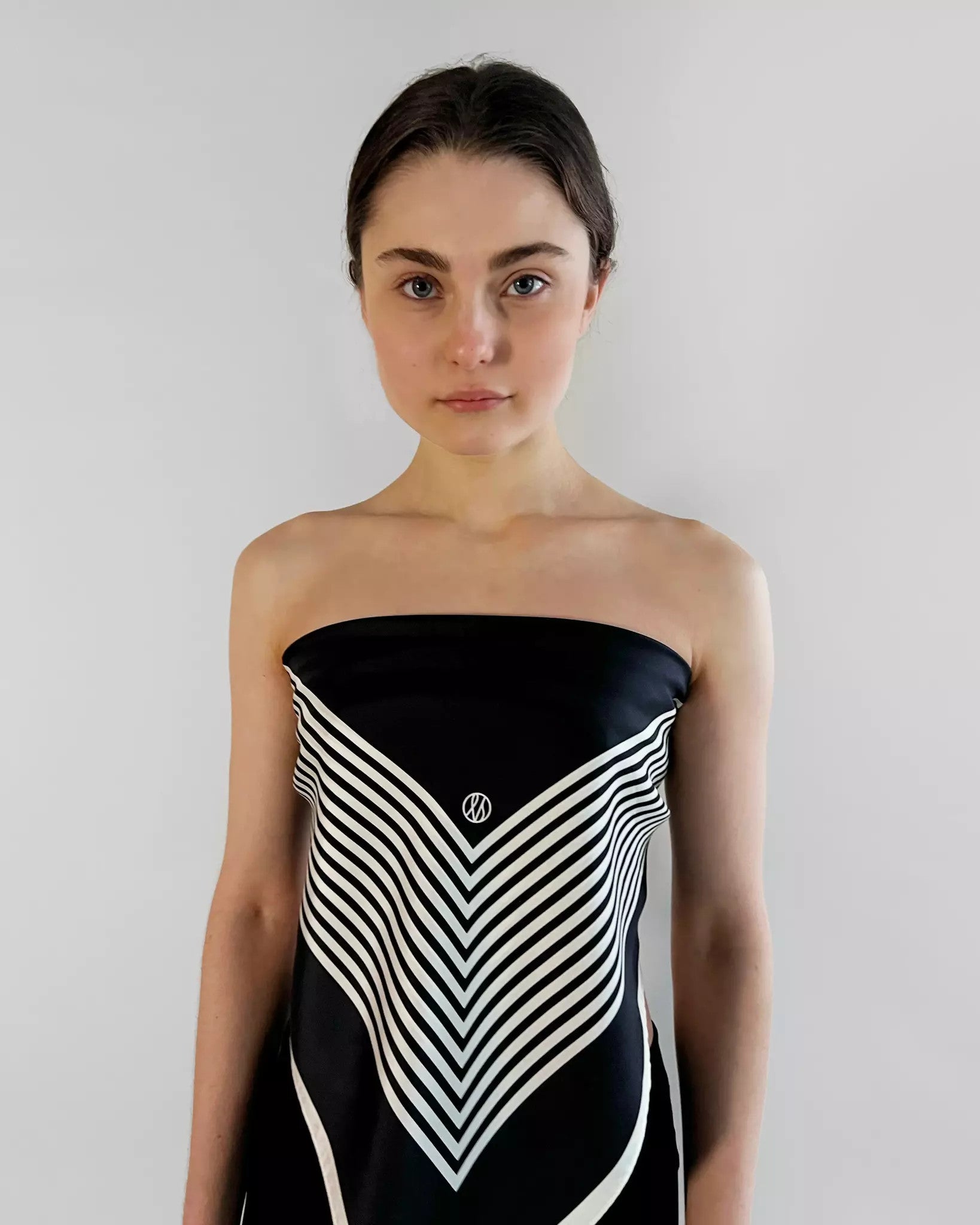 Le Scarf, NO.2 Black 90cm