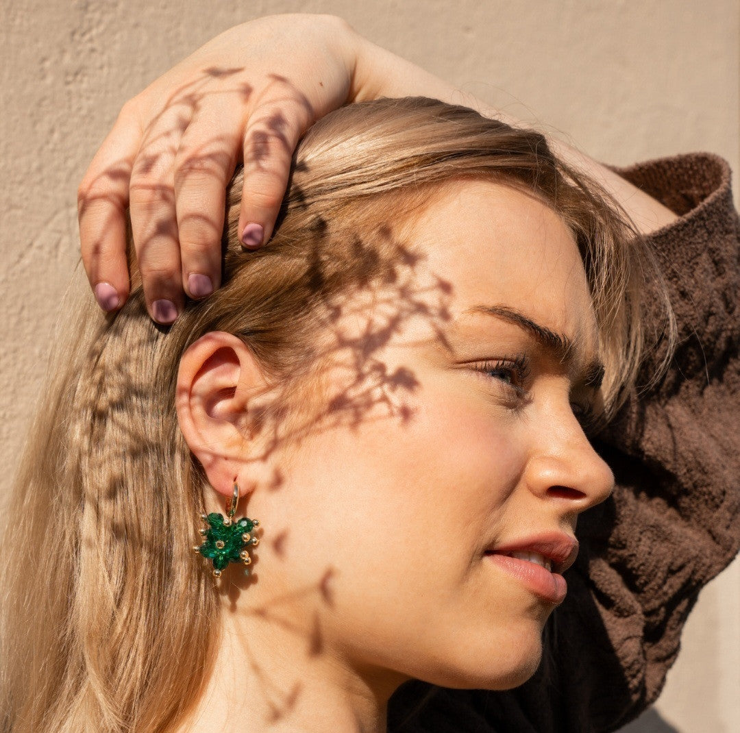 Laura Eveliina Design, Royal Green Korvakorut