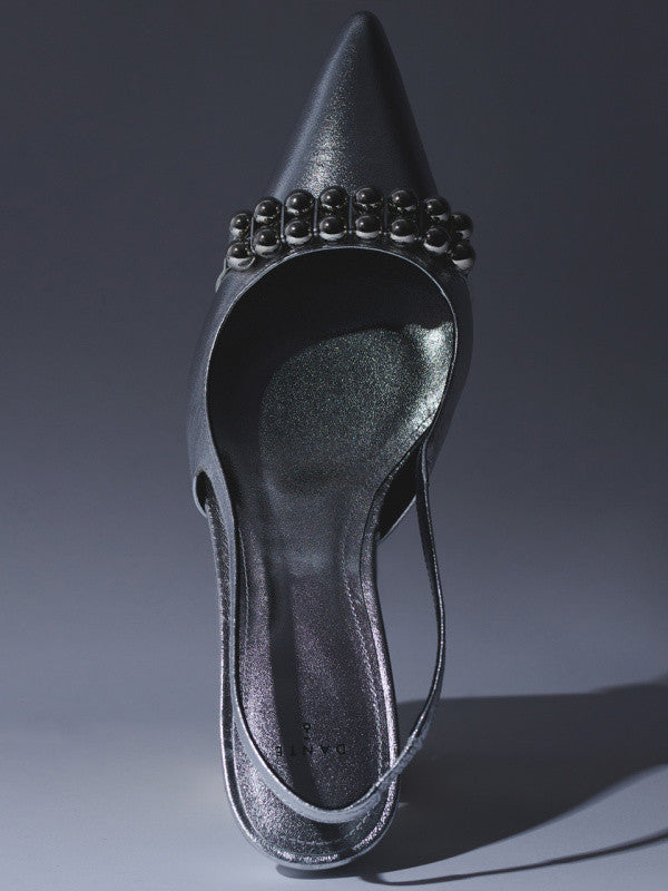 Dante6, D6 Yumi Metallic Slingback Pumps