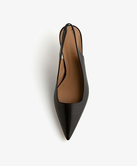 Flattered, Franchesca Leather Slingback Heels