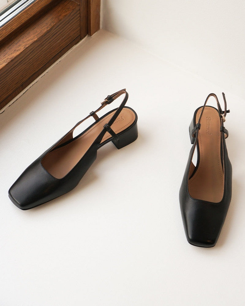 Flattered, Elin Leather Heels