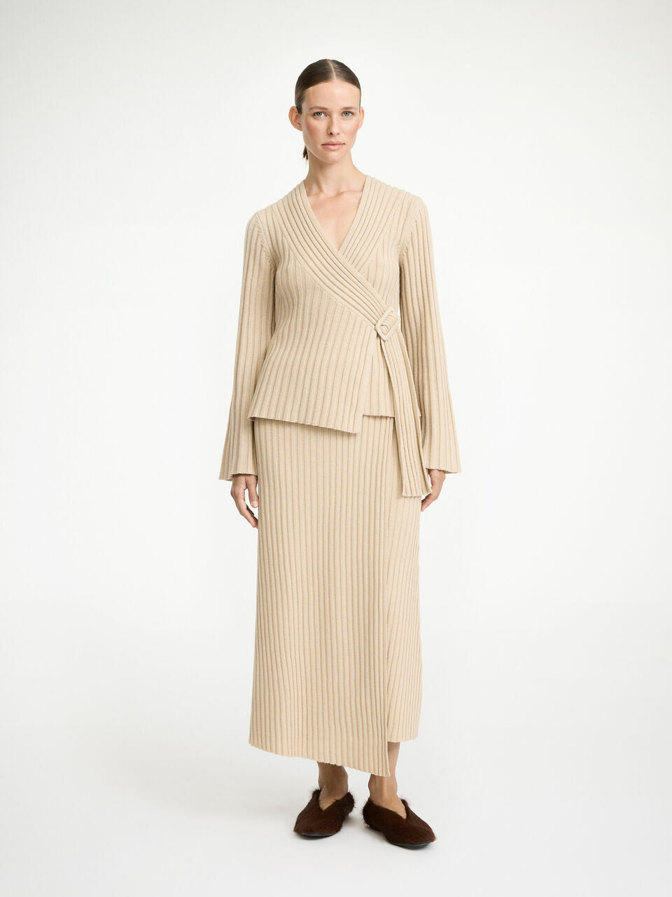 By Malene Birger, Cassila Wool midi skirt