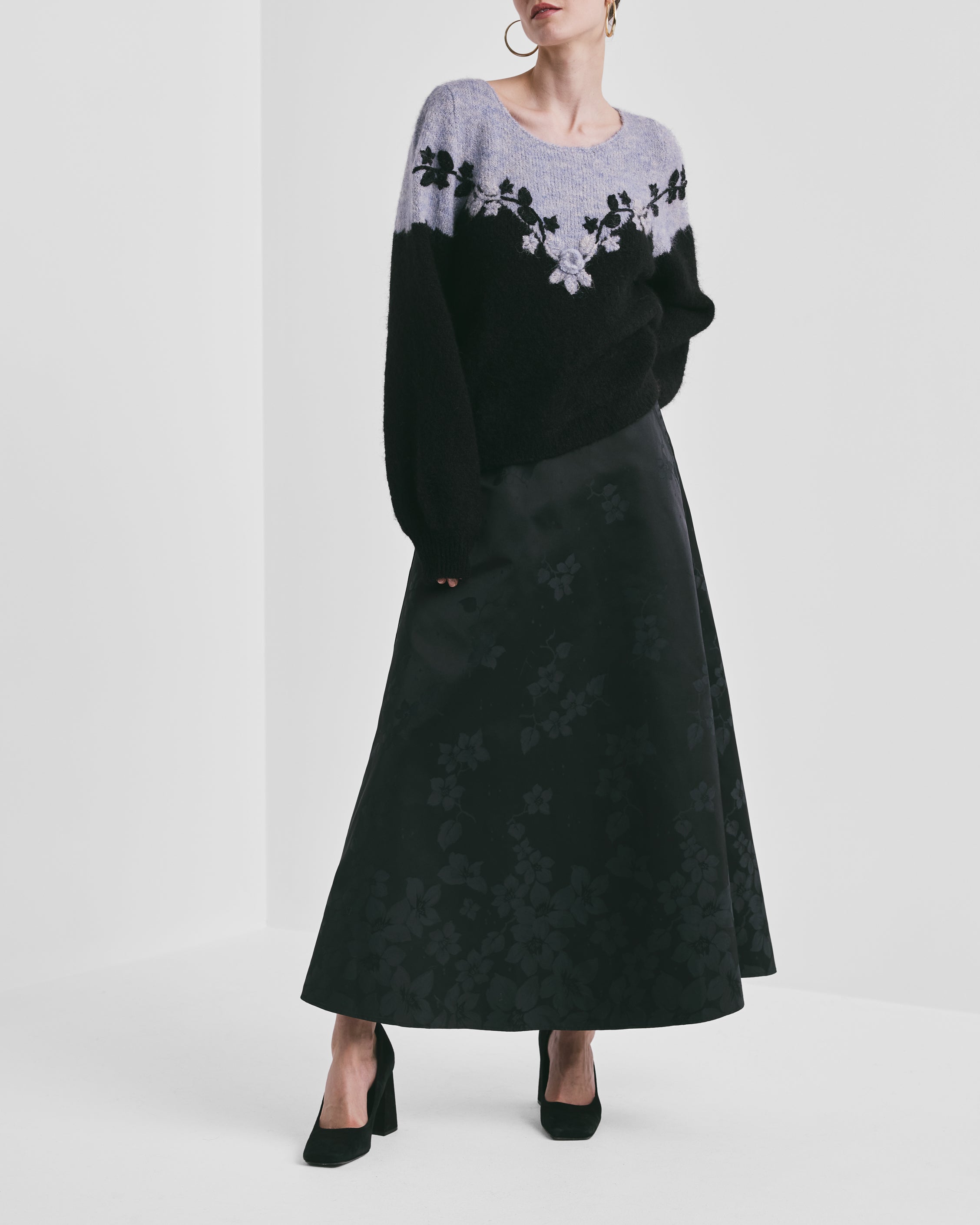 byTiMo, Jacquard Maxi Skirt