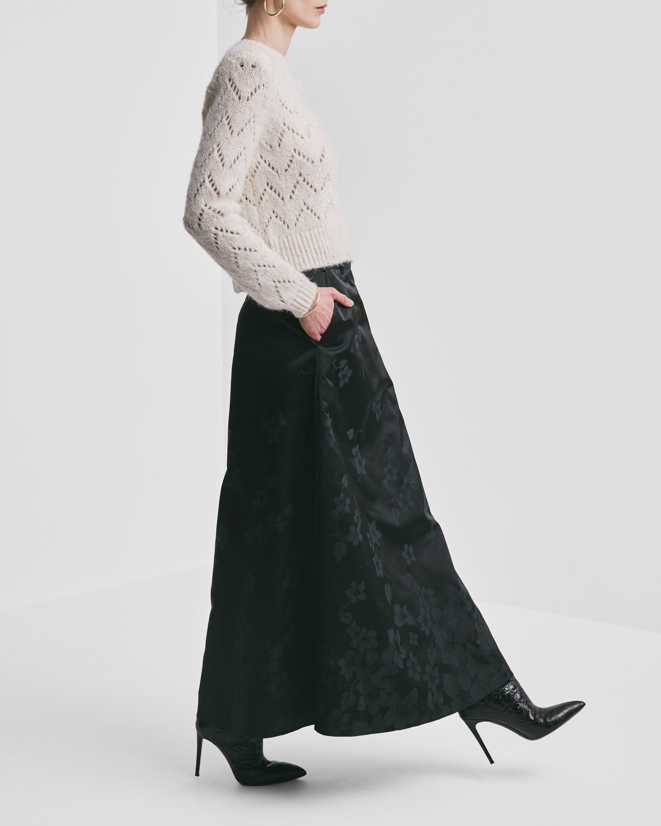 byTiMo, Jacquard Maxi Skirt