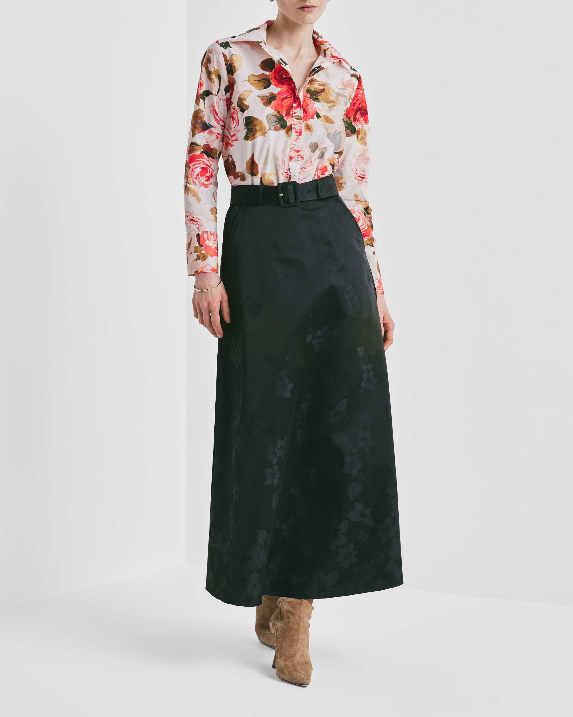 byTiMo, Jacquard Maxi Skirt