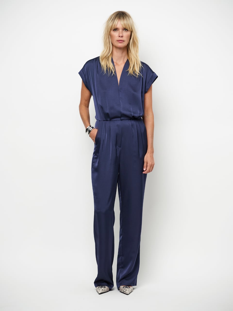 Satin jumpsuit