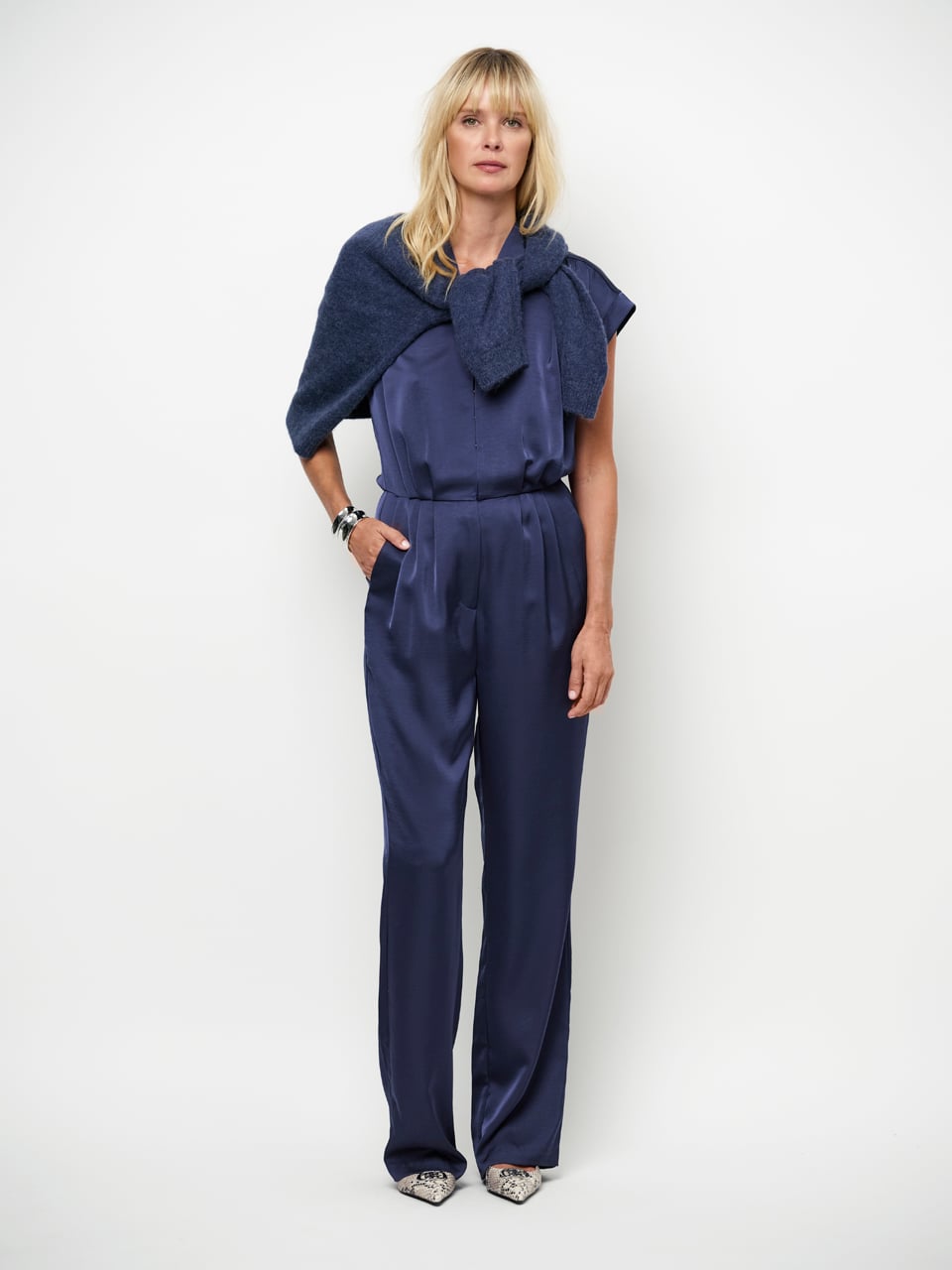 Satin jumpsuit
