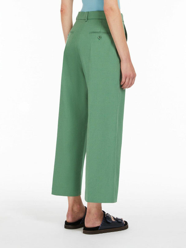 Weekend Max Mara, Zircone Cotton Linen Trousers