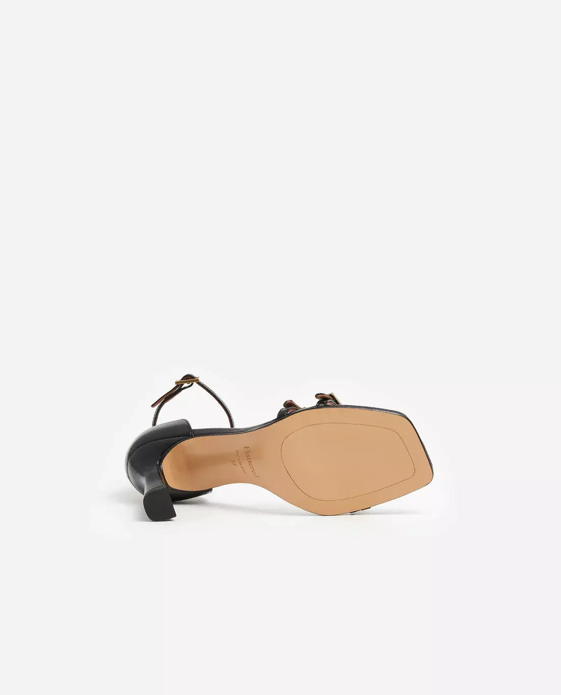 Flattered, Ruby Leather Lizzard Black