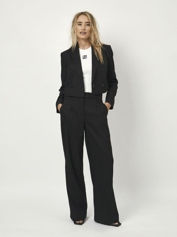 Dante6, Acedia Cropped Linen Blazer