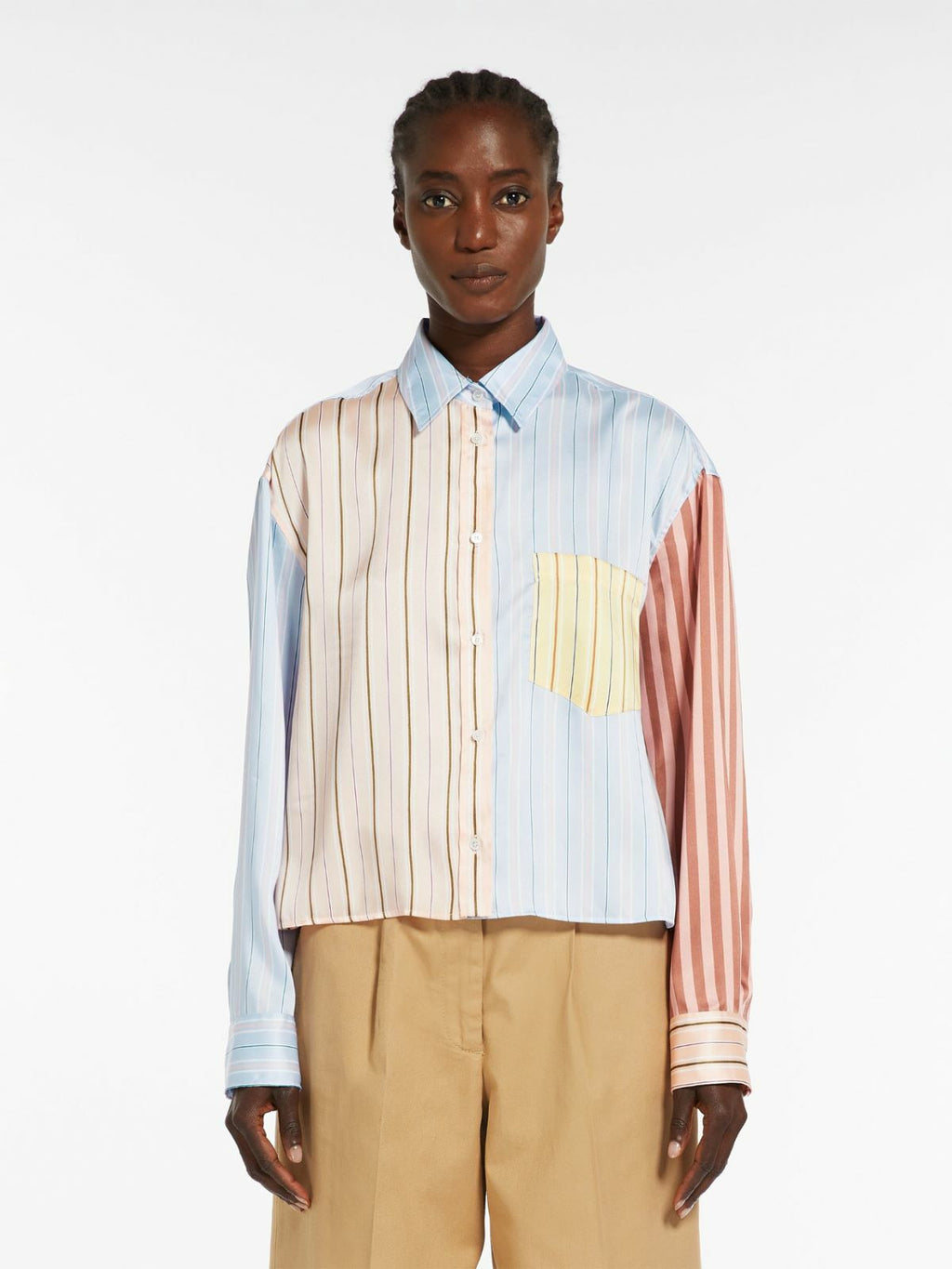 Weekend Max Mara, Suez Striped Twill Shirt