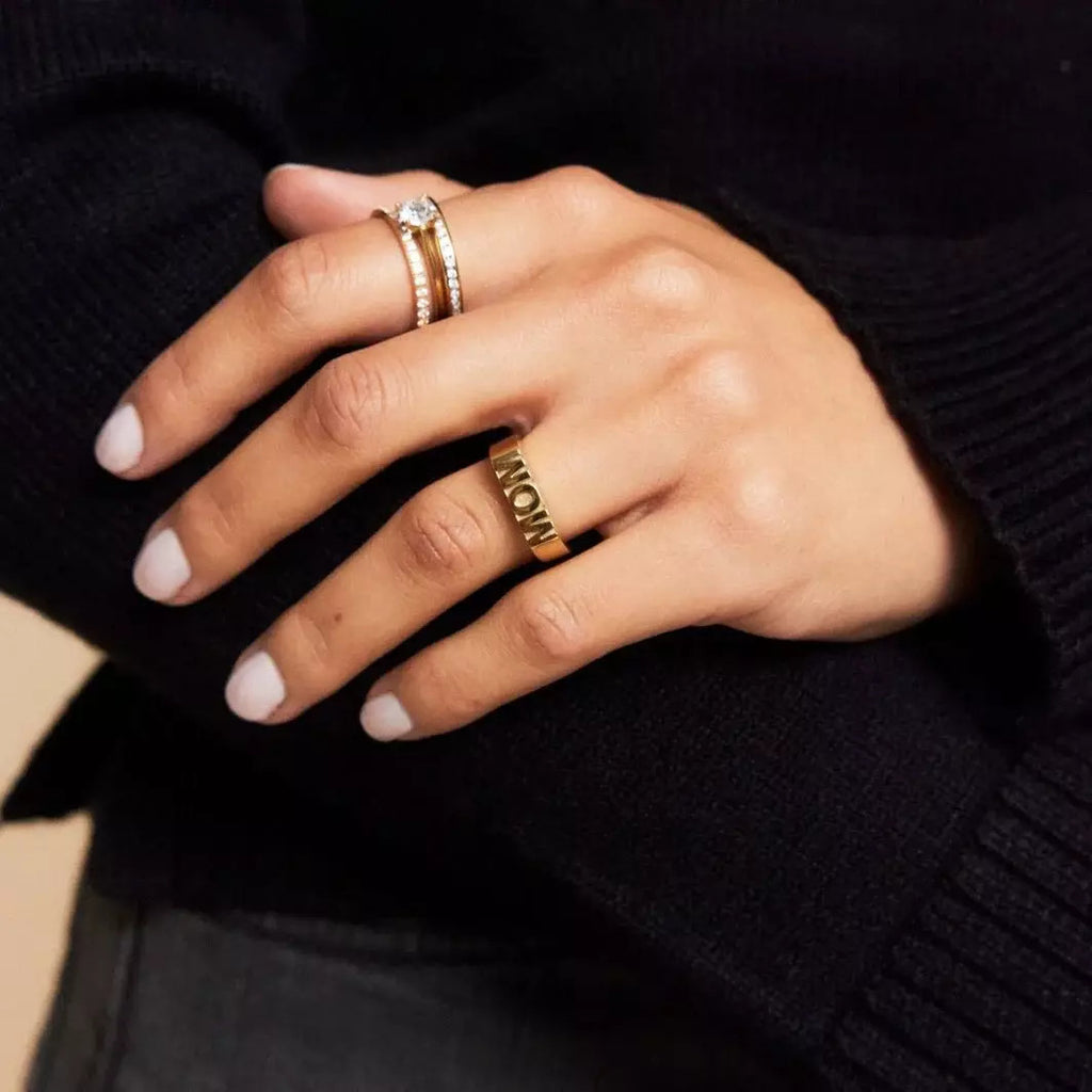 Edblad, Signet Ring MOM Gold