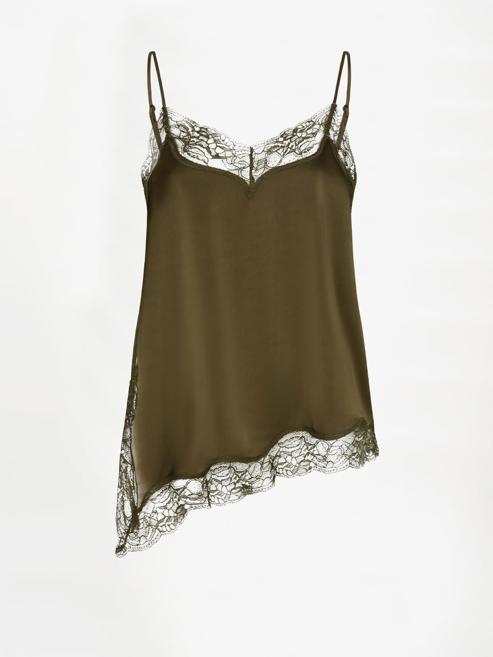 Satin lace camisole