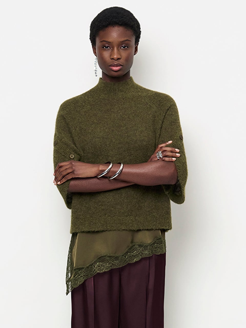 Cape sweater