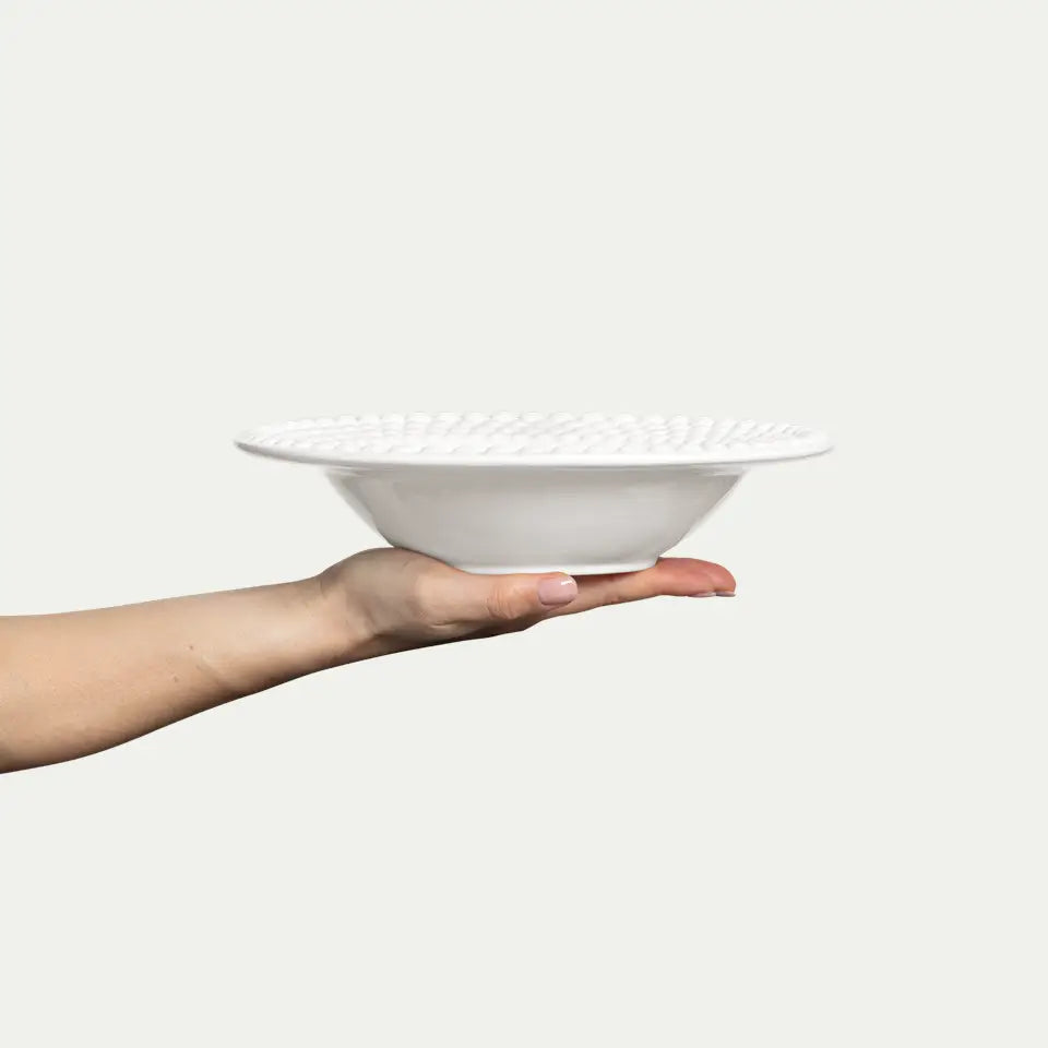 Mateus Bubbles -keitto-/pastalautanen, valkoinen 25 cm