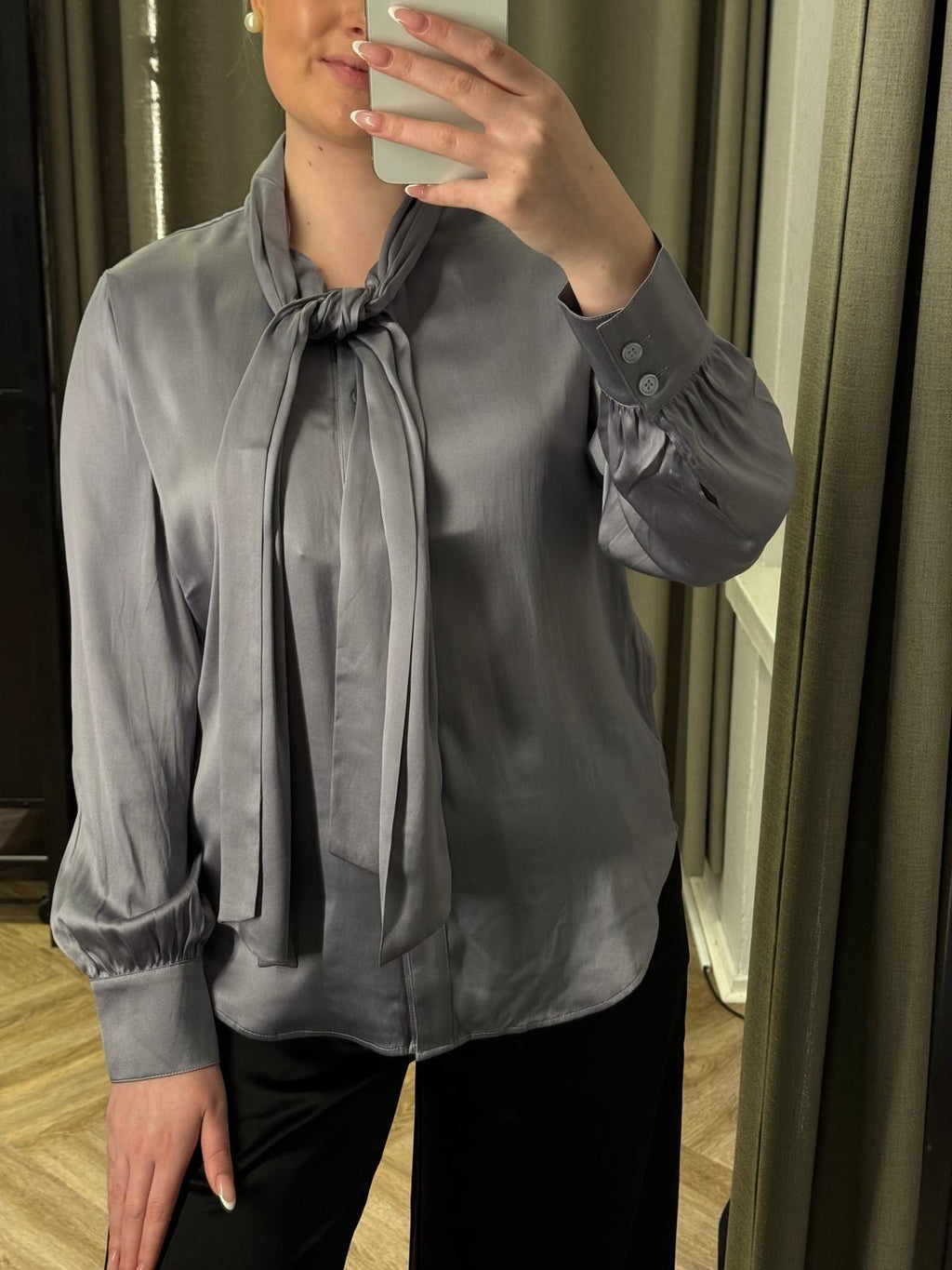 Sand Copenhagen, Latia N Bow  Blouse