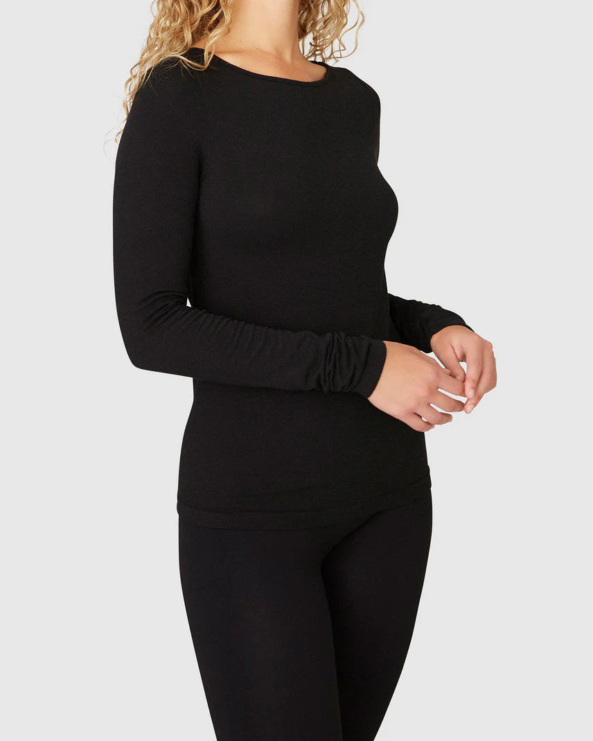 Swedish Stockings, Hillevi Cashmere Top Black
