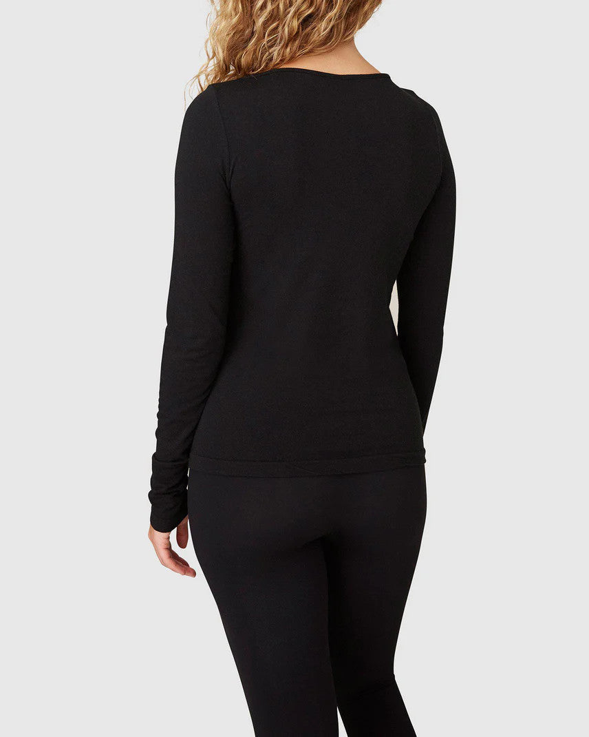 Swedish Stockings, Hillevi Cashmere Top Black