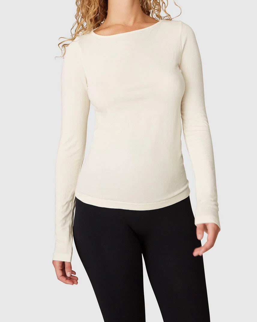 Swedish Stockings, Hillevi Cashmere Top Ivory