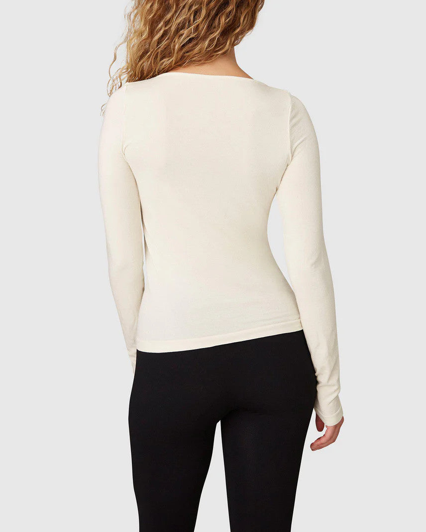 Swedish Stockings, Hillevi Cashmere Top Ivory