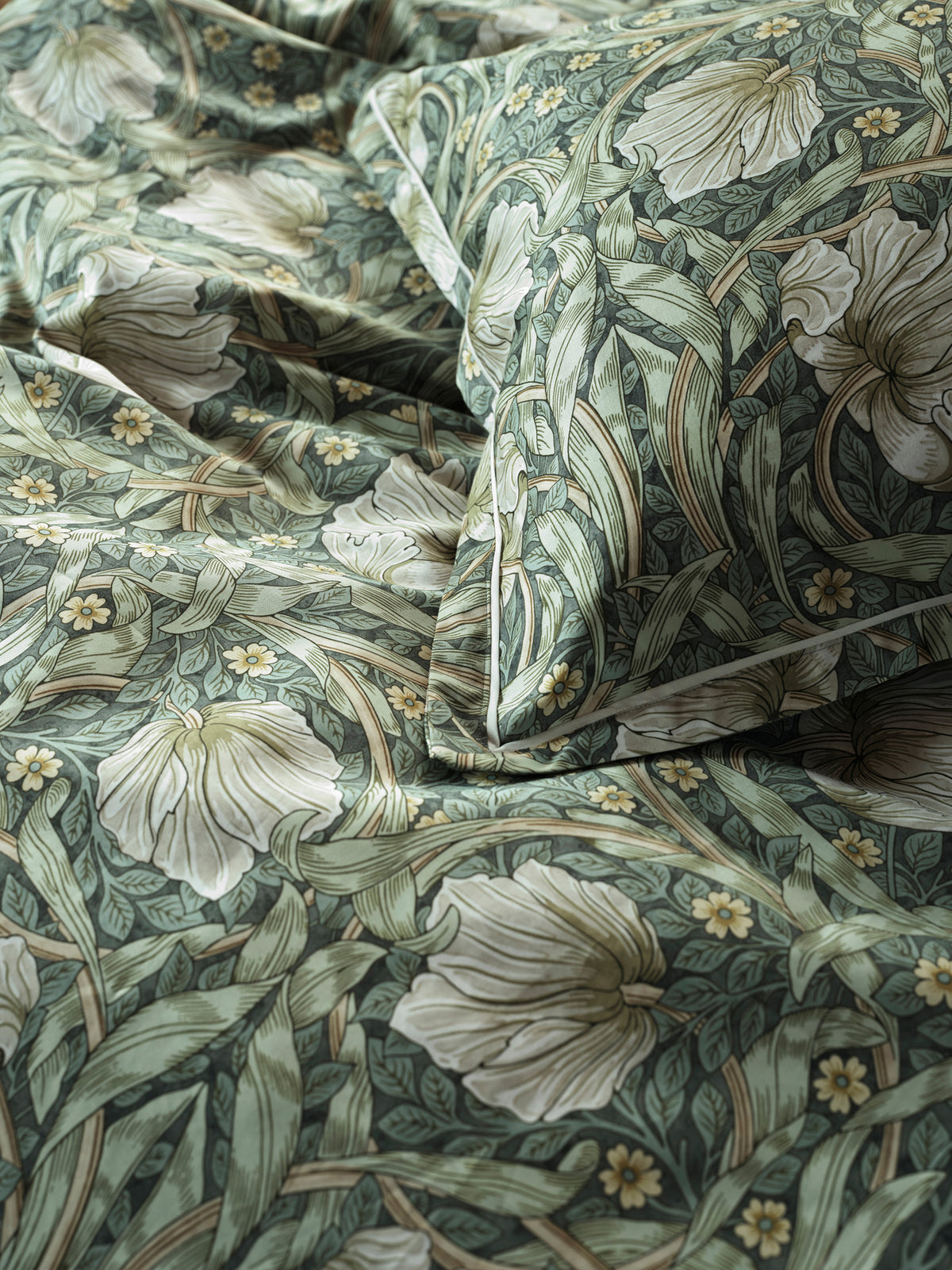 Pimpernel Pillowcase Green
