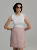 Andiata, Griet rib knit top, Pure White