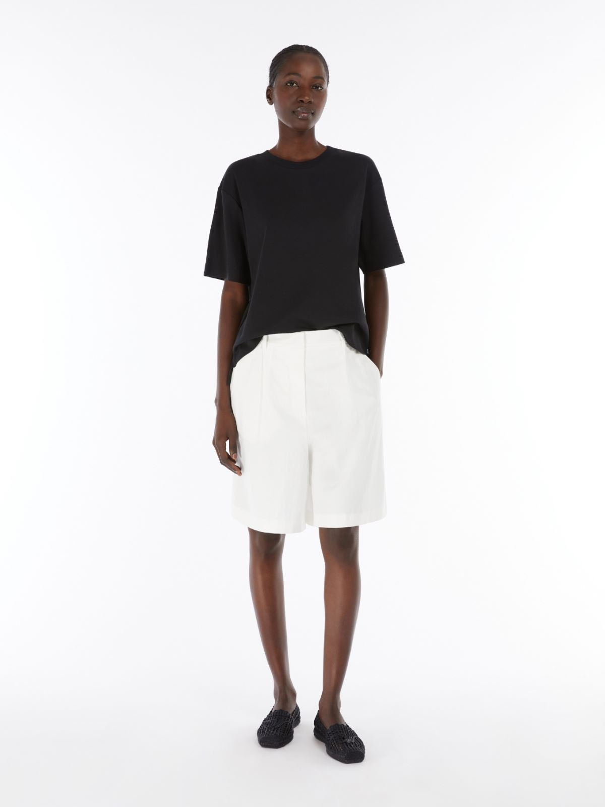 Weekend Max Mara, Multid Organic Cotton Jersey T-shirt Black