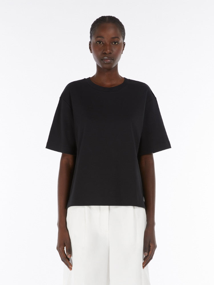 Weekend Max Mara, Multid Organic Cotton Jersey T-shirt Black