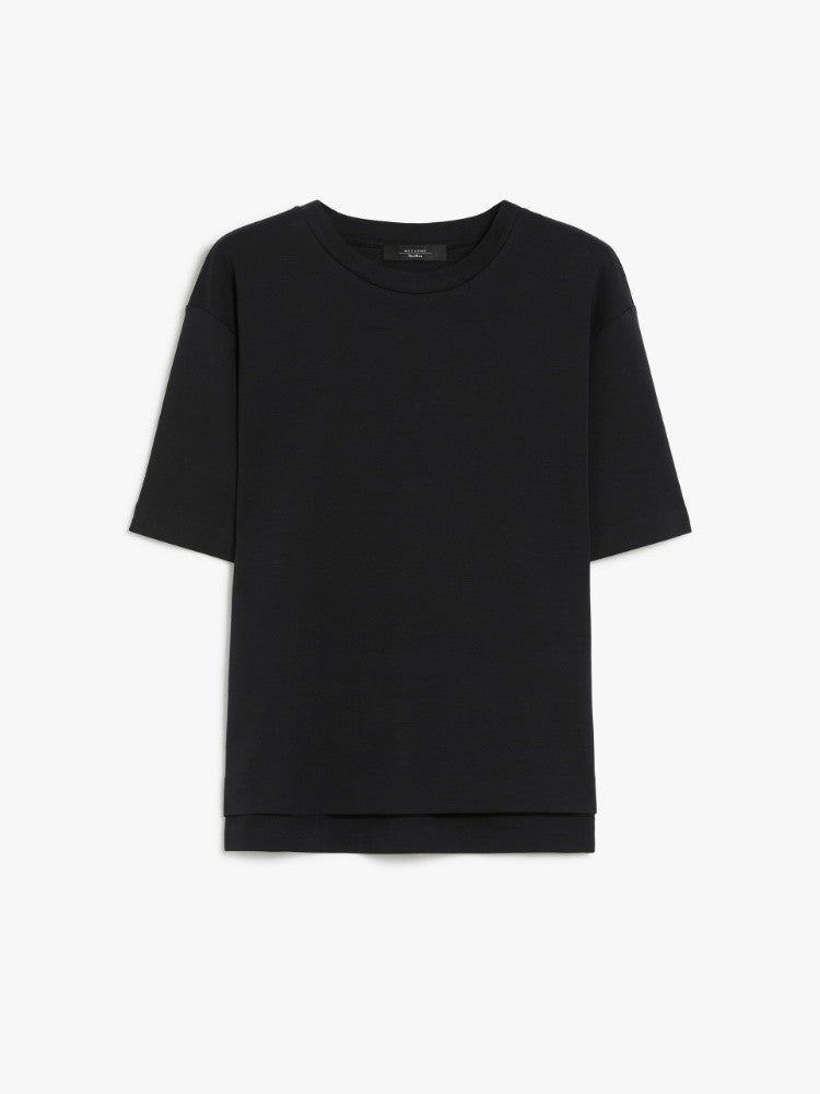 Weekend Max Mara, Multid Organic Cotton Jersey T-shirt Black