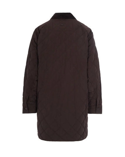 Weekend Max Mara, Pepato Quilted Jacket - Dark Brown
