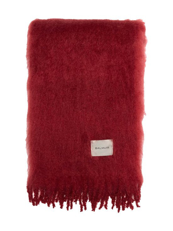 Balmuir, Aurora Kid Mohair Pillow Case Cranberry