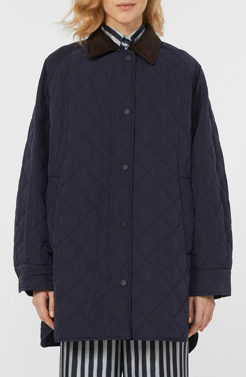 Weekend Max Mara, Pepato Quilted Jacket - Dark Brown