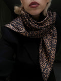 LEO SCARF | BROWN | 80 CM
