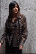 Dante6, Rique leopard printed tie shirt