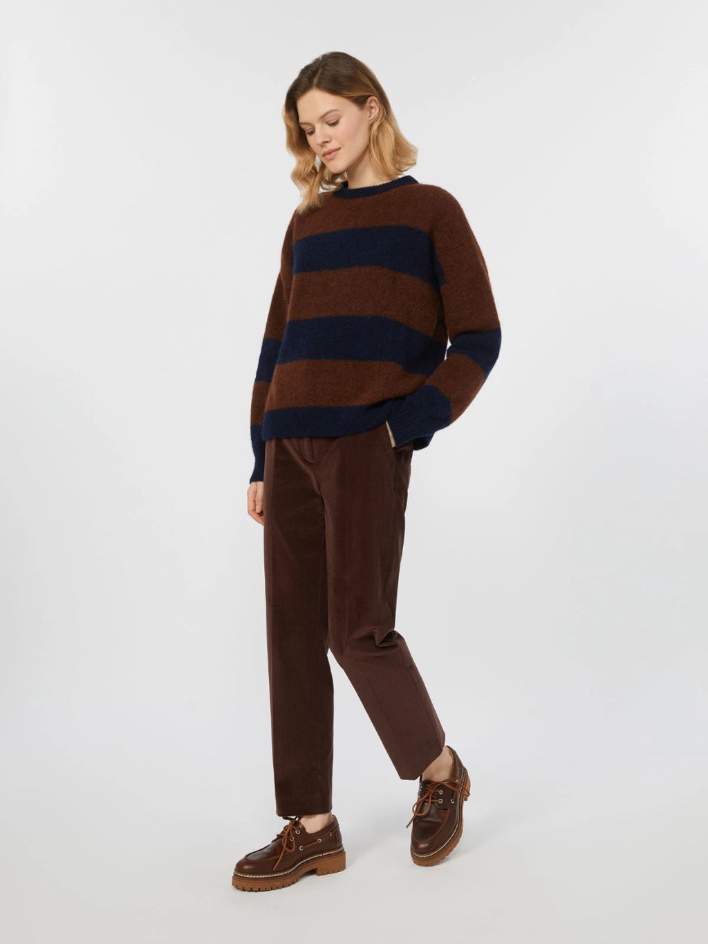Weekend Max Mara, Pompei Leather Boat Shoes