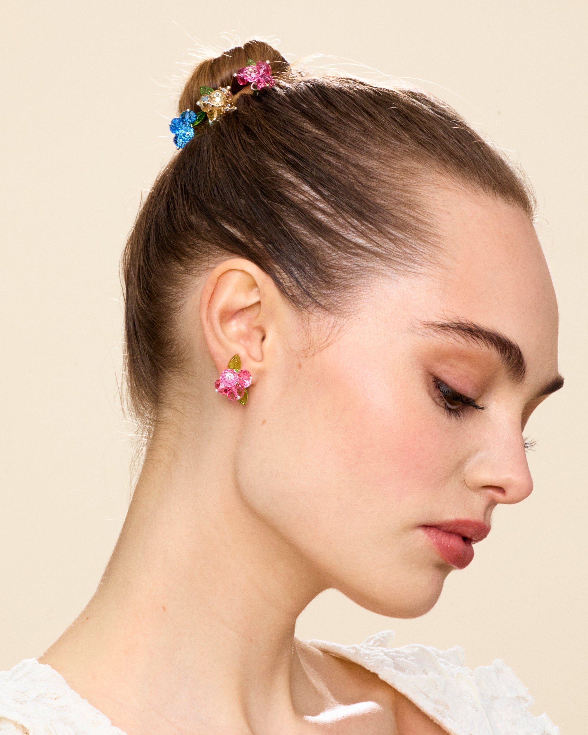 Rose Romance Korvakorut Hopea