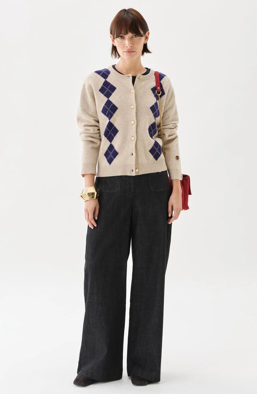 Busnel – Julia Checked Cardigan