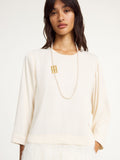 By Malene Birger – Chakallo Monogram Necklace