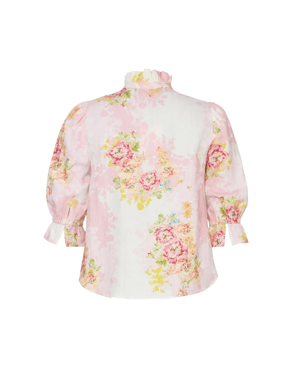 byTiMo, Linen Ruffle Blouse